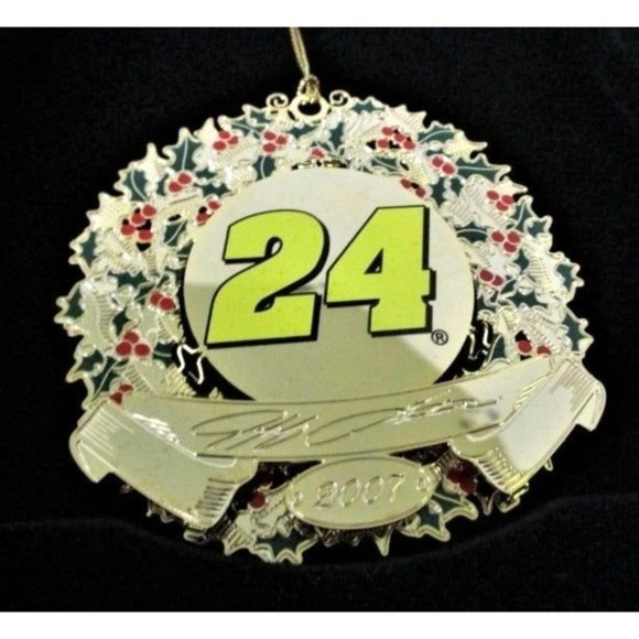 2007 Jeff Gordon 24 Nascar Christmas Ornament NIB - Picture 1 of 4